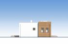 Проект одноэтажного дома с террасами и плоской крышей